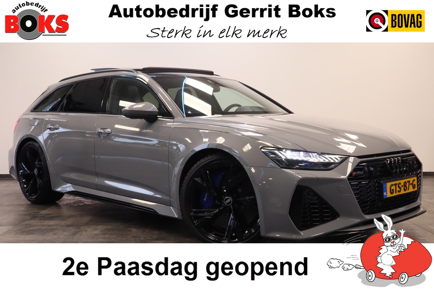 Audi A6 Avant - RS 6 TFSI Quattro Keramisch Leder Panoramadak 4WS Nardo B&O! ! 2e Paasdag geopend van 12.0 - AutoWereld.nl