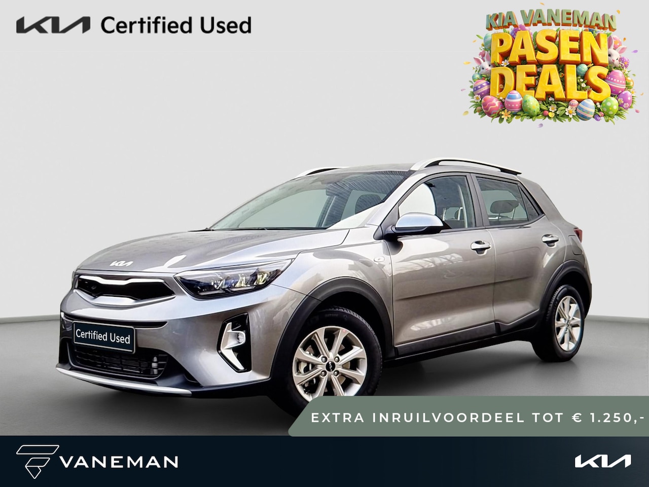 Kia Stonic - 1.0 T-GDi MHEV DynamicLine | Tot € 1.250,- extra inruil tijdens dit Paasweekend! | Clima | - AutoWereld.nl