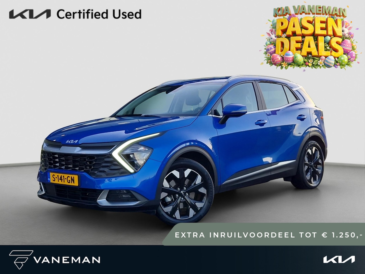 Kia Sportage - 1.6 T-GDi Plug-in Hybrid AWD DynamicLine | Tot € 1.250,- extra inruil tijdens dit Paasweek - AutoWereld.nl