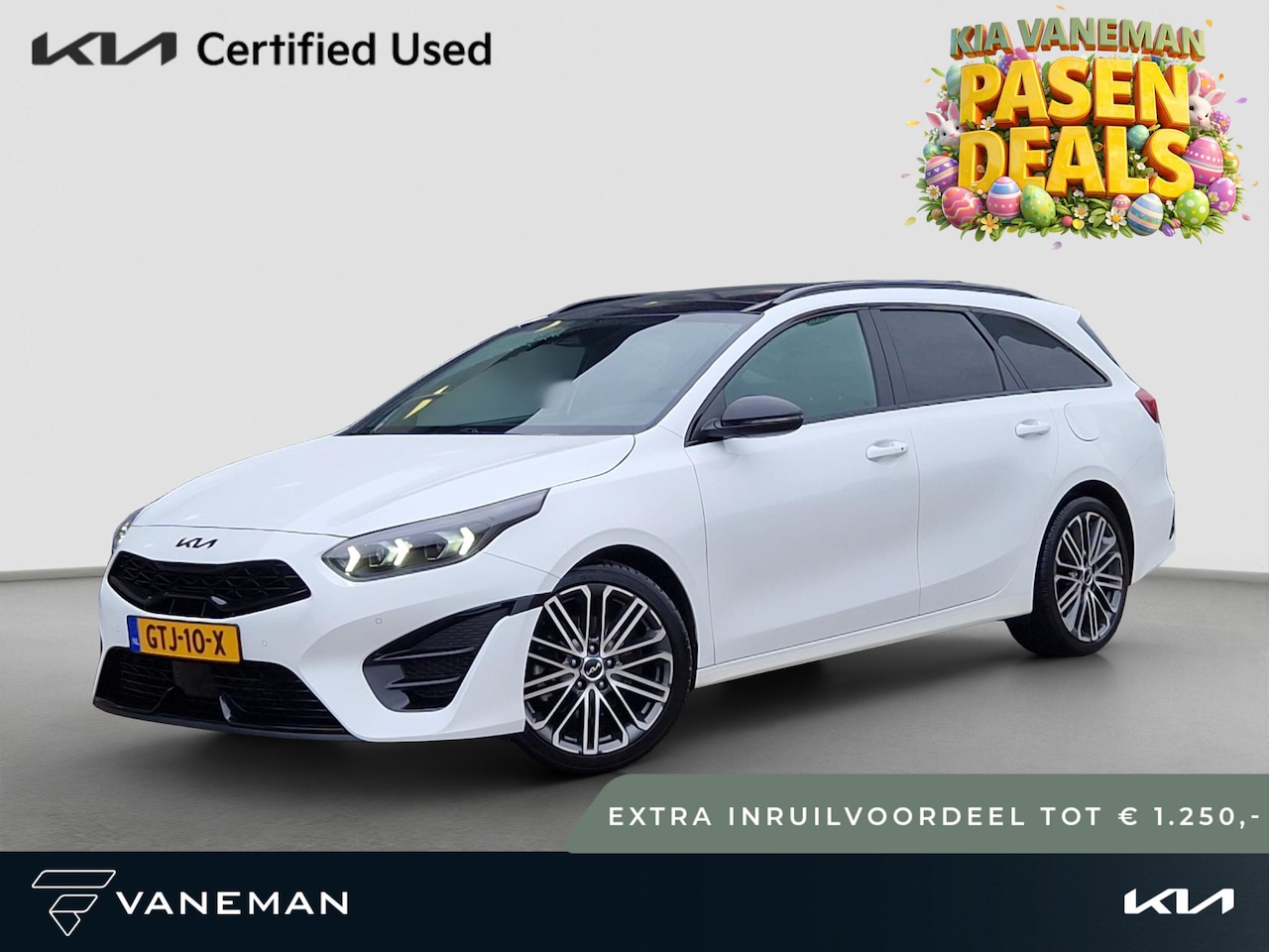 Kia Cee'd Sportswagon - Ceed 1.5 T-GDi GT-PlusLine Automaat | Tot € 1.250,- extra inruil tijdens dit Paasweekend! - AutoWereld.nl