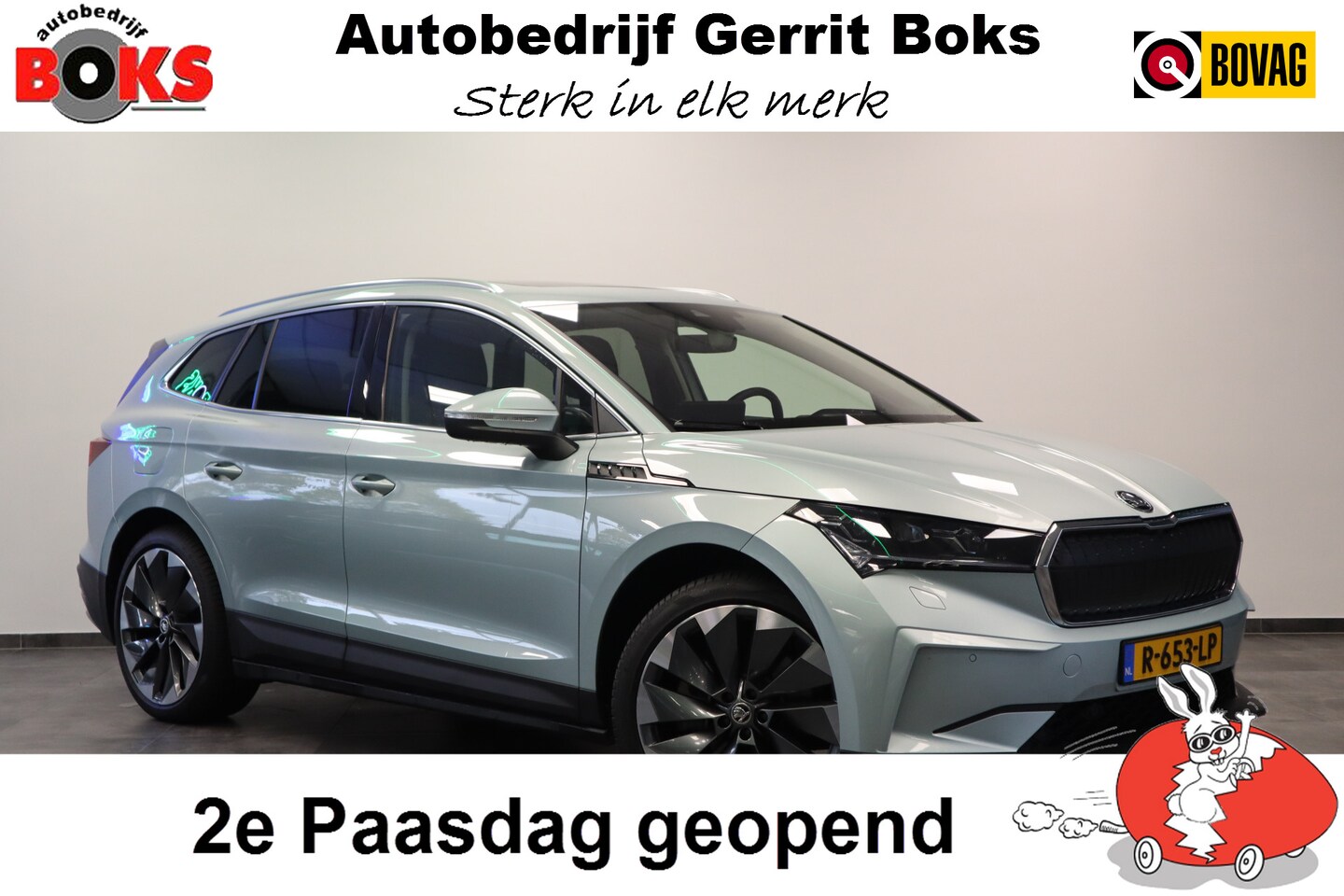 Skoda Enyaq iV - 80 First Edition High Panoramadak HUD VCP Navi Clima Cruise Camera 21"LM ! 2e Paasdag geop - AutoWereld.nl