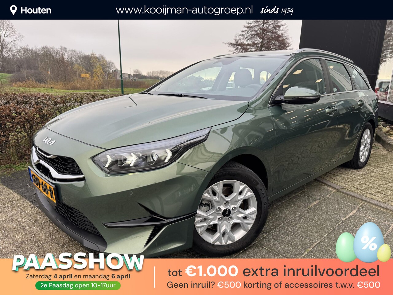 Kia Cee'd Sportswagon - Ceed 1.5 T-GDi DynamicLine , Afneembare trekhaak, Unieke Kleur, Navigatie, Apple Carplay/A - AutoWereld.nl