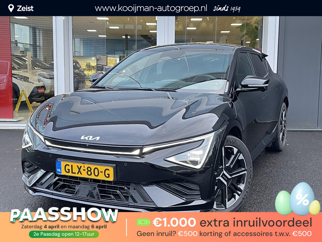 Kia EV6 - GT-Line 84 kWh | Schuif/Kantel Dak | Achteruitrijcamera | 800 Volt - AutoWereld.nl