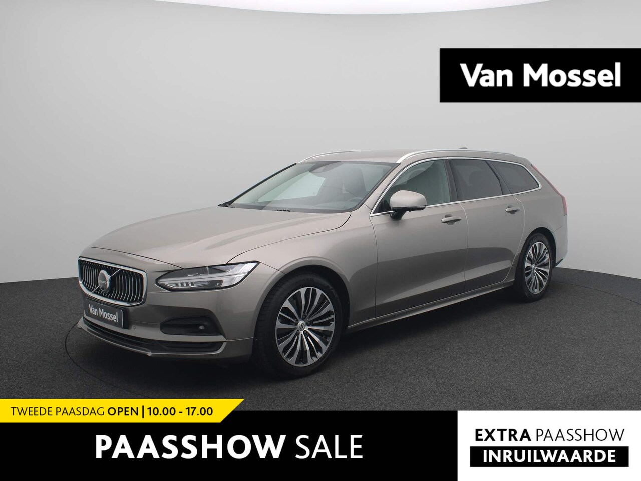 Volvo V90 - 2.0 B4 Momentum Pro | Leder | Wegklapbare-Trekhaak | Stoel + Stuurverwarming | Adaptive Cr - AutoWereld.nl