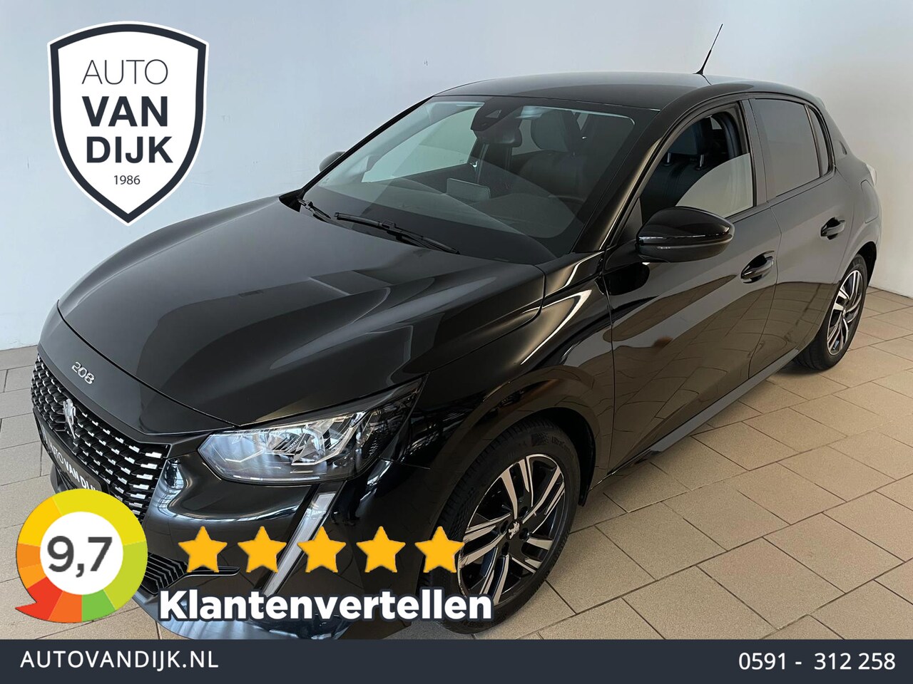 Peugeot 208 - 1.2 PureTech Allure AIRCO CLIMA NAVI VIA APP BLUETOOTH CRUISE VELGEN PRIVACY APPLE CARPLAY - AutoWereld.nl