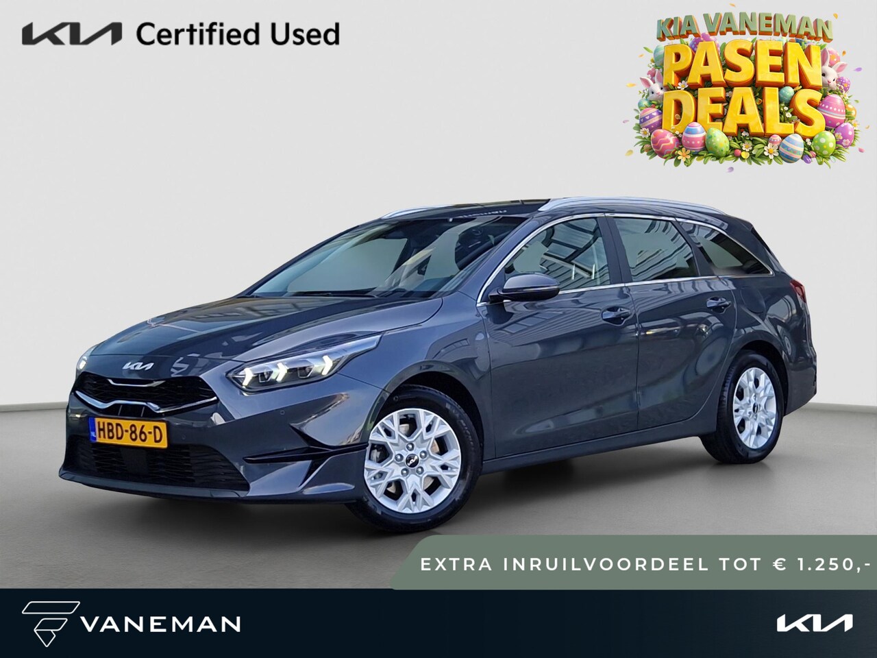 Kia Cee'd Sportswagon - Ceed 1.5 T-GDi DynamicLine | Tot € 1.250,- extra inruil tijdens dit Paasweekend! | Camera - AutoWereld.nl