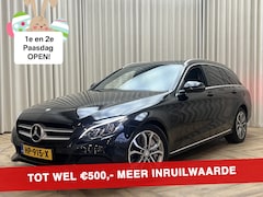 Mercedes-Benz C-klasse Estate - 350 e Lease Edition *Afn. Trekhaak* Burmester, Leder+Sport, Camera, Org. NL + NAP