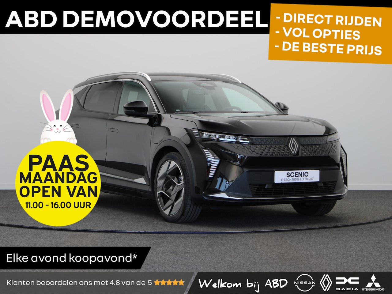 Renault Scenic E-Tech - EV87 long range iconic | Solarbay panoramisch dak | 360 graden camera | Smart rear view mi - AutoWereld.nl