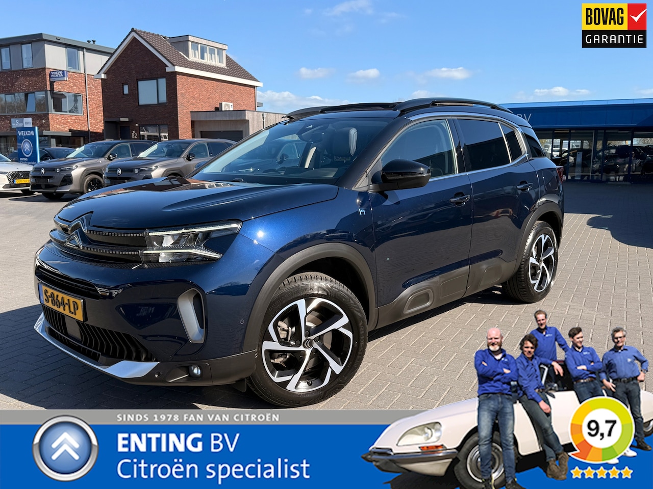 Citroën C5 Aircross - 1.6 Plug-in Hybrid 225 SHINE PACK SCHUIFDAK MASSAGESEATS - AutoWereld.nl