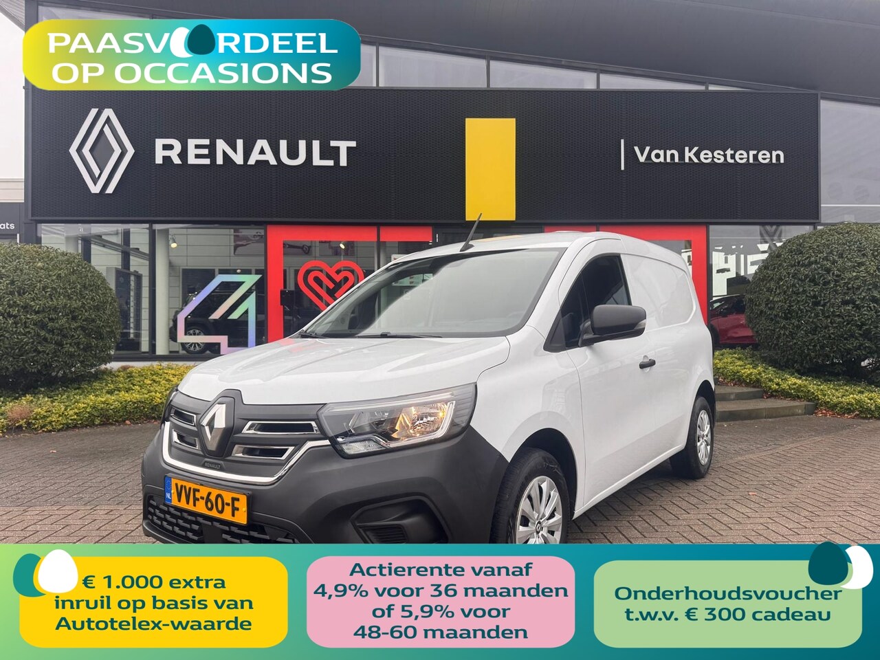 Renault Kangoo E-Tech - Van L1 Advance 22kW 102pk DC-Lader 80 kWh - AutoWereld.nl