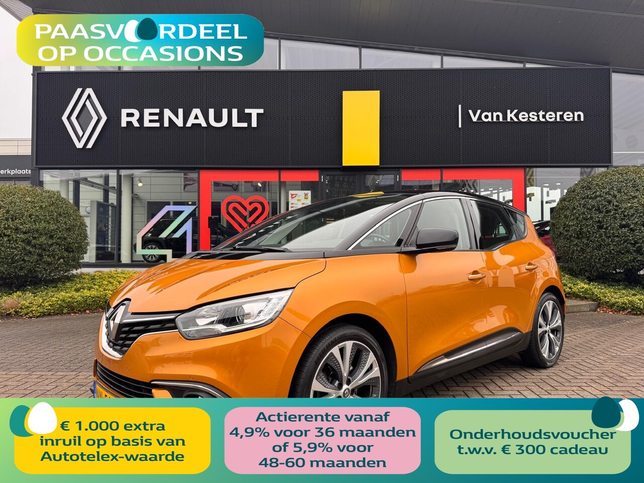 Renault Scénic - 1.2 TCe 130pk Intens / Trekhaak (wegklapbaar) / Navigatie / Zeer Compleet - AutoWereld.nl
