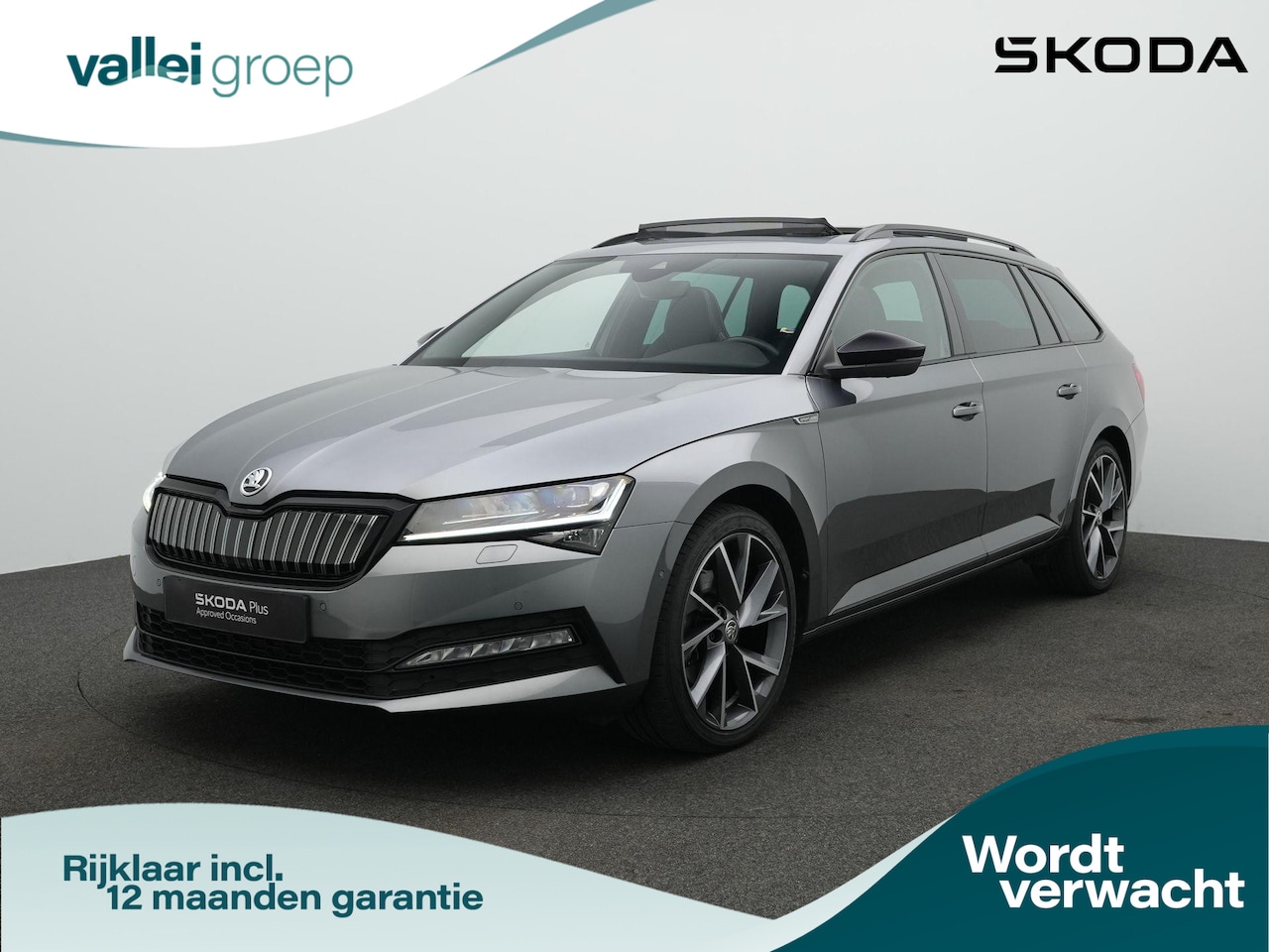 Skoda Superb - 1.4 TSI iV 218 pk Sportline | Panoramadak | Trekhaak | Navigatie Columbus | Geheugenstoele - AutoWereld.nl