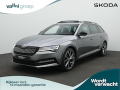 Skoda Superb - 1.4 TSI iV 218 pk Sportline | Panoramadak | Trekhaak | Navigatie Columbus | Geheugenstoele
