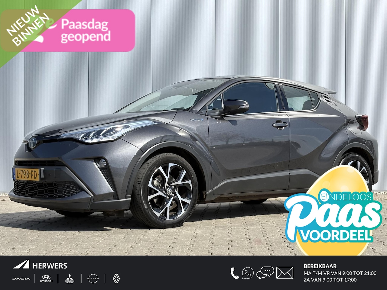 Toyota C-HR - 2.0 Hybrid Dynamic / Automaat / Airco / Trekhaak / Cruise Control / Navigatie / - AutoWereld.nl