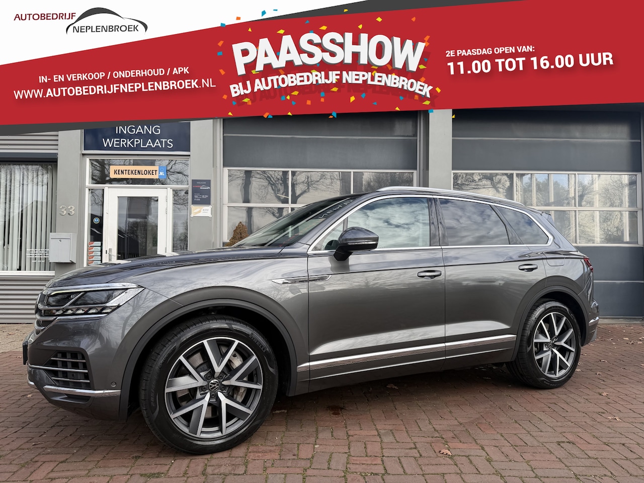 Volkswagen Touareg - 3.0 TSi eHybrid 4MOTION km 48.000 nap 1e eigenaar - AutoWereld.nl