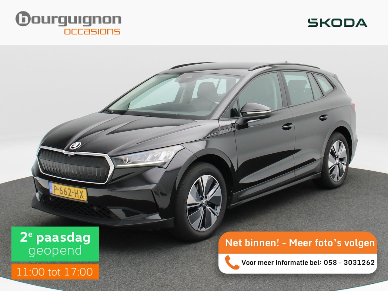 Skoda Enyaq iV - 60 170 Pk Automaat | Trekhaak | Cruise Control | Parkeer Sensoren | Climatronic | CarPlay - AutoWereld.nl