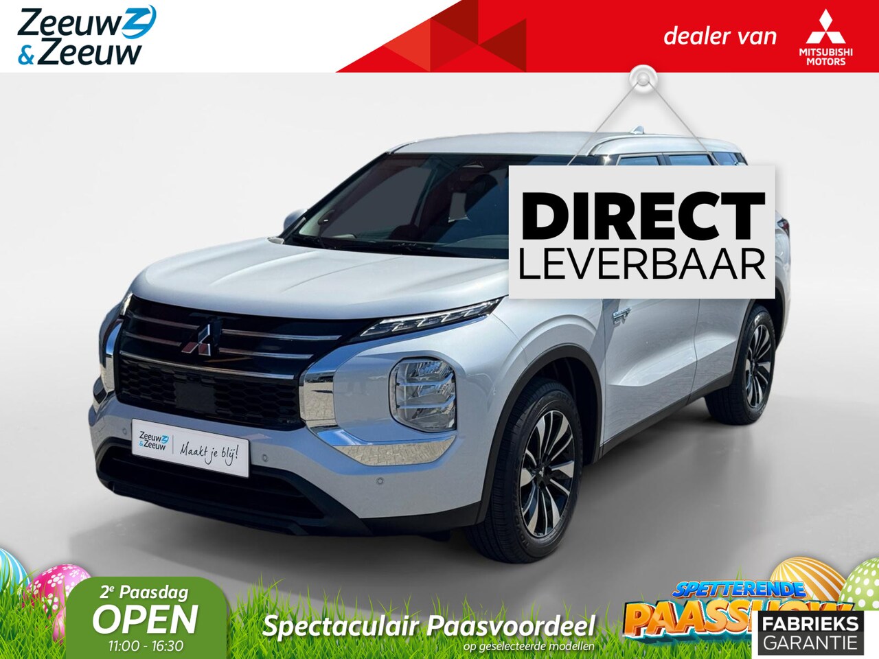 Mitsubishi Outlander - 2.4 PHEV Pure | €7500,- VOORRAADKORTIG! | Adaptieve cruise control| Dode hoeksensor|PDC V+ - AutoWereld.nl