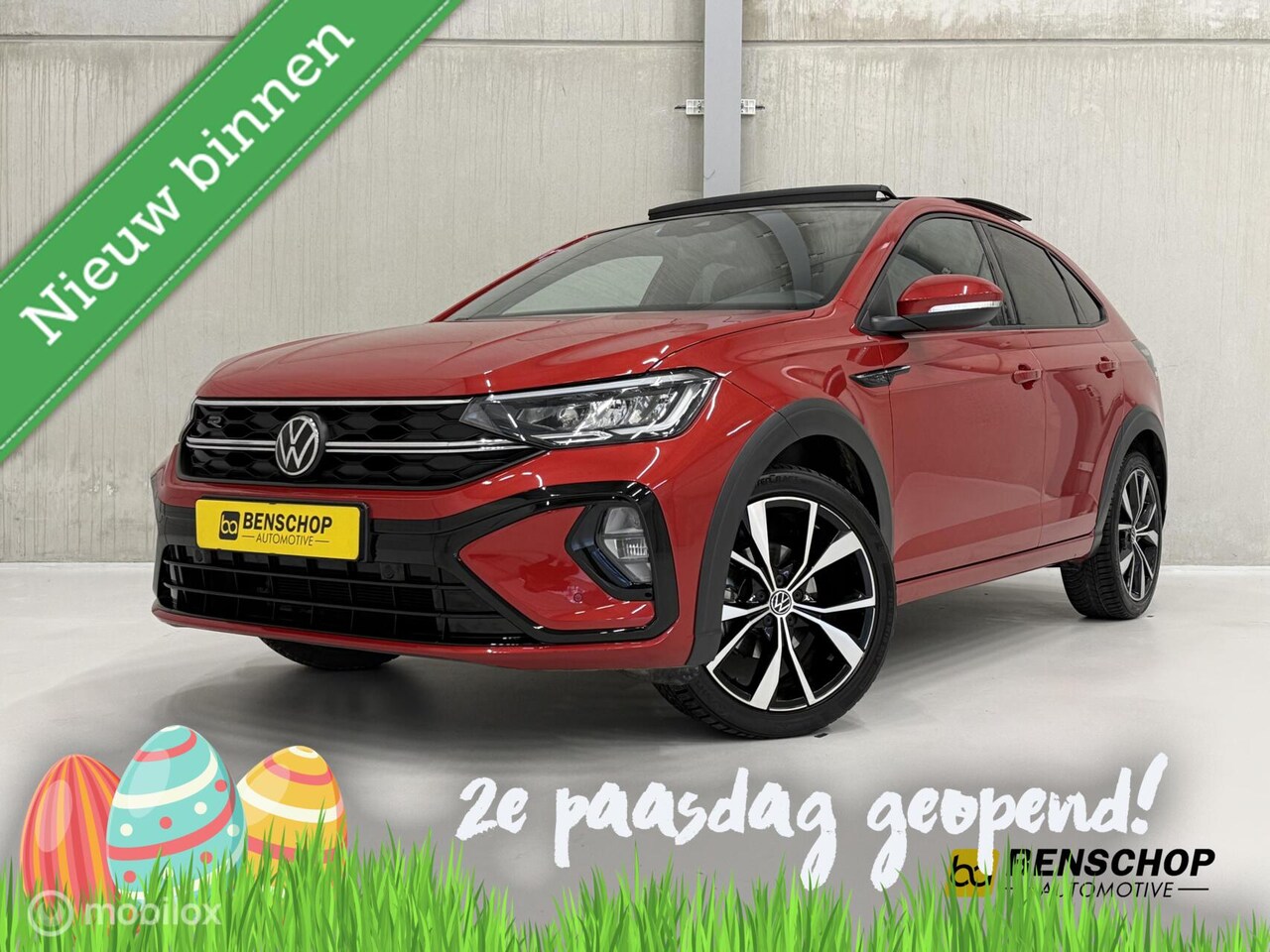 Volkswagen Taigo - 1.0 TSI R-Line Panodak IQ LED ACC Carplay Camera Sfeer - AutoWereld.nl