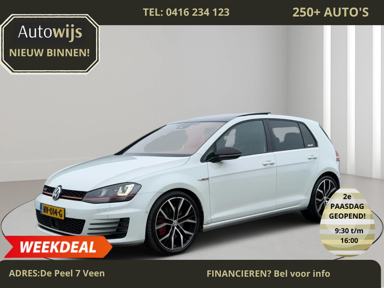 Volkswagen Golf - 2.0 TSI GTI Performance|AUT|LEDER|PANO|DYNAUDIO|CAMERA - AutoWereld.nl