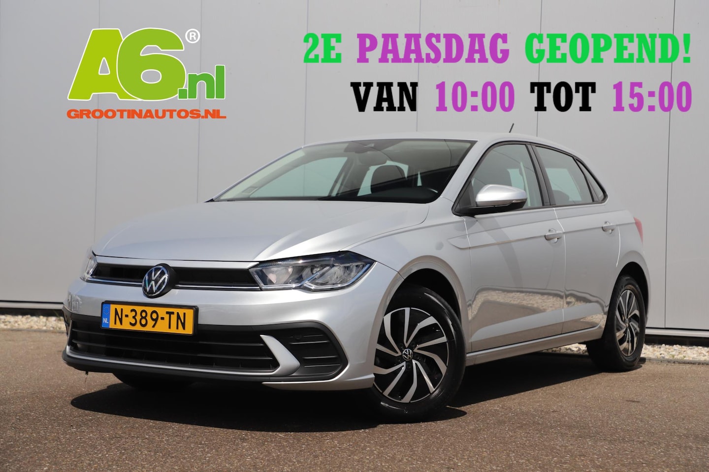 Volkswagen Polo - 1.0 TSI Life 95PK NAP NIEUWSTE MODEL! Virtual Cockpit 15 inch LMV Radio Carplay Android Bl - AutoWereld.nl