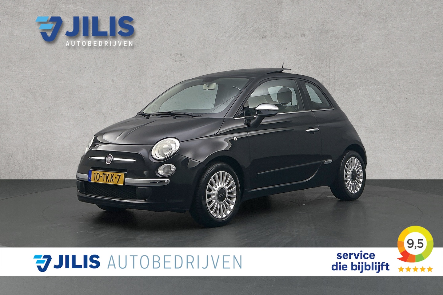 Fiat 500 - 1.2 Lounge | Schuif/kanteldak | Airco | Lichtmetalen velgen | Elektrische ramen - AutoWereld.nl