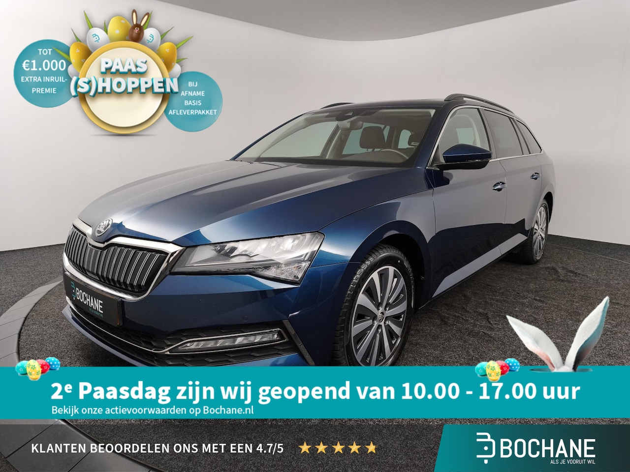 Skoda Superb Combi - 1.4 TSI iV Business Edition l Schuifdak l Stoel/Stuurverwarming l Camera l Navigatie l - AutoWereld.nl