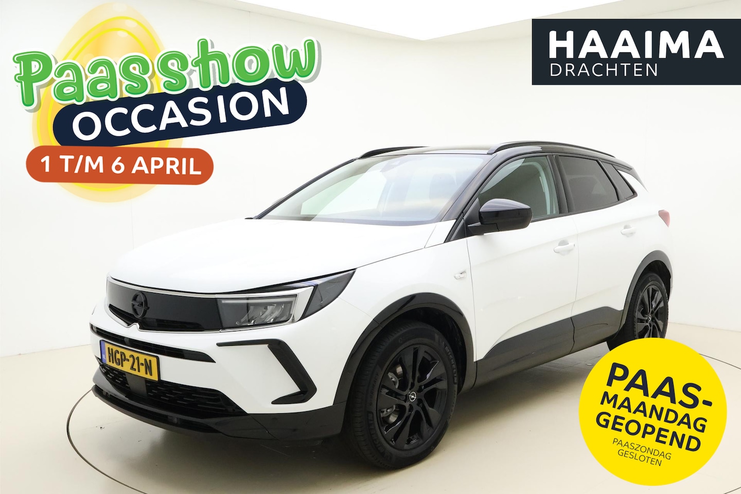 Opel Grandland - 1.2 Turbo GS Black Pack | Automaat | Stoel- en stuurverwarming | Navigatie | Achteruitrijc - AutoWereld.nl