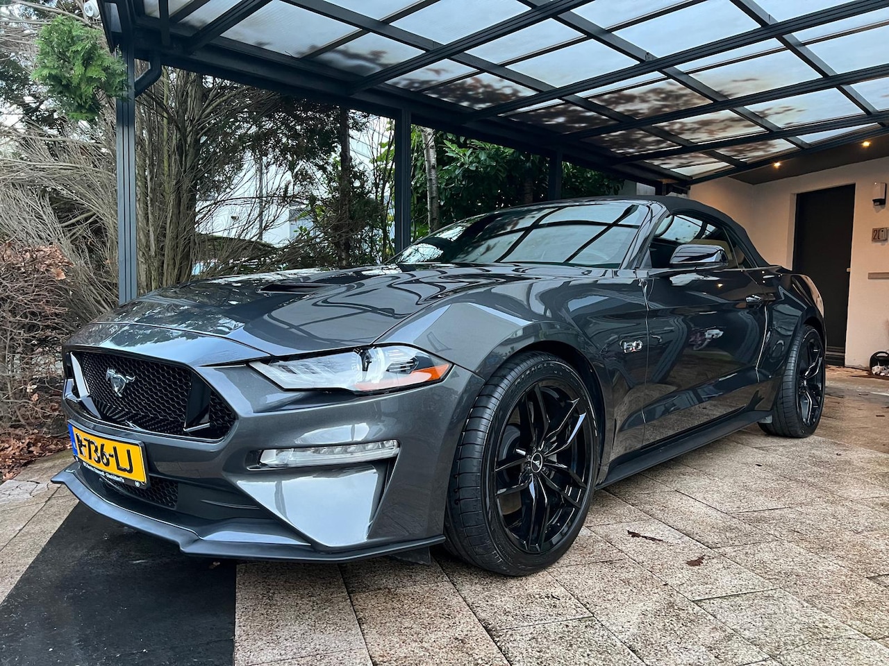 Ford Mustang Convertible - GT 5.0 V8 467PK|ACC|SFEER|CABRIO|LaneAss|StuurVerw|VOL - AutoWereld.nl