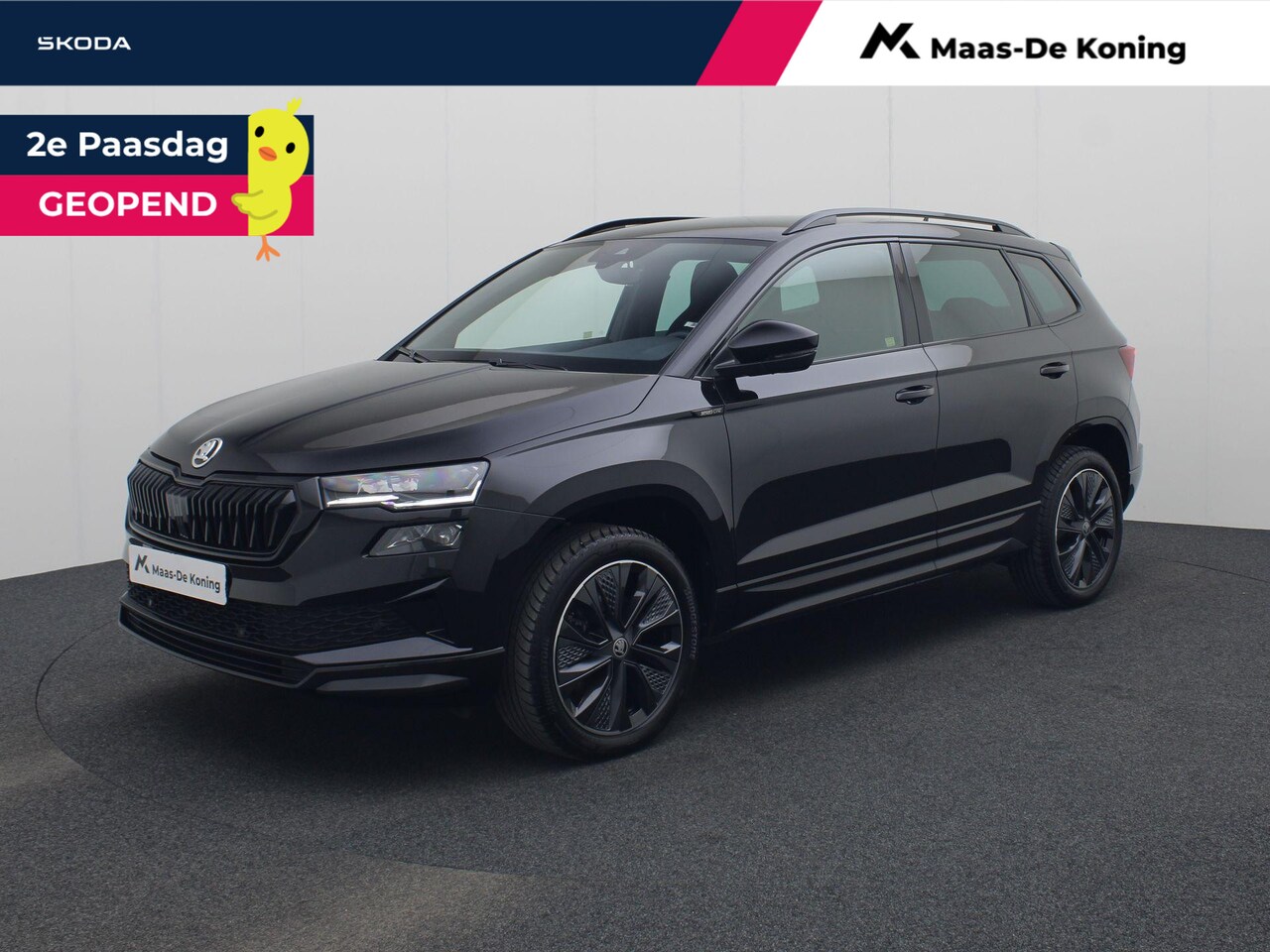 Skoda Karoq - 1.5TSI/150PK ACT Sportline DSG · Navigatie · Trekhaak · Apple/Android Car Play · Camera · - AutoWereld.nl