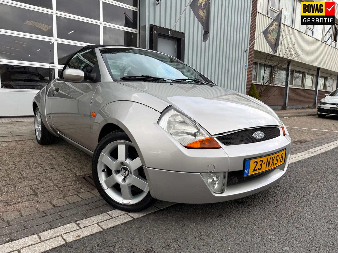 Ford Streetka - 1.6 Futura Cabriolet LMV16/AIRCO/LEER/APK-2027 - AutoWereld.nl