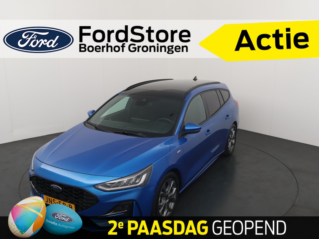 Ford Focus Wagon - ST-Line X EcoBoost Hybrid 155 pk | Pano |Trekhaak | Adapt. cruise | Winter Pack  | B&O | K - AutoWereld.nl