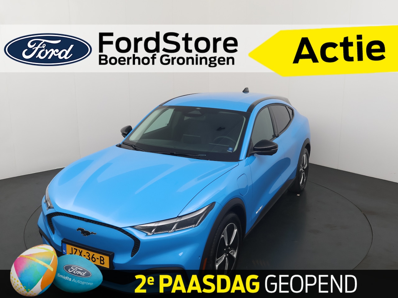 Ford Mustang Mach-E - RWD 75 kWh 268 pk | Adapt. cruise | LED | 360° Camera |  Apple Carplay draadloos | Stuurve - AutoWereld.nl