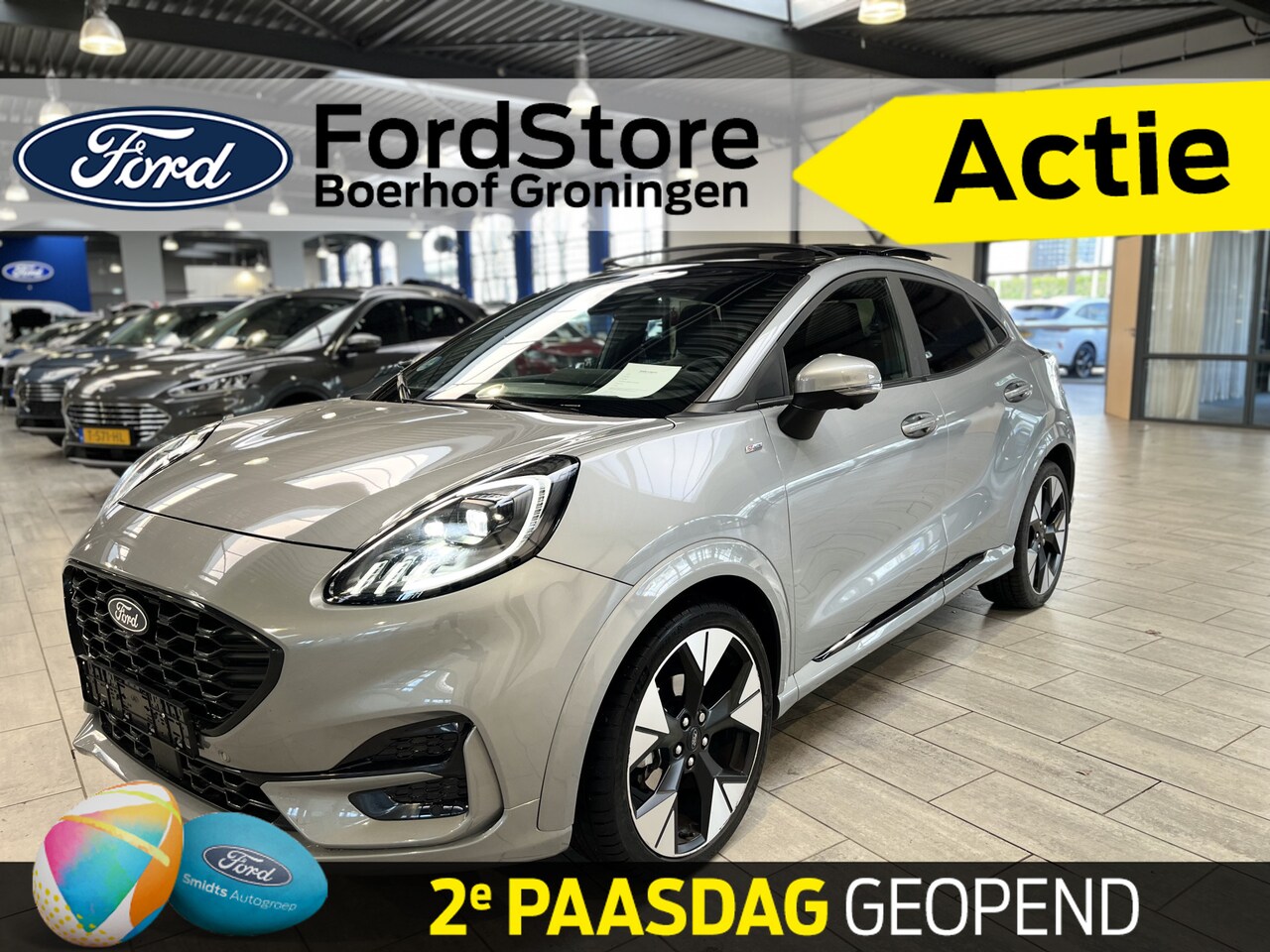 Ford Puma - EcoBoost 155 pk Hybrid ST-Line 19" | Trekhaak | Pano | Winter Pack | Adapt. Cruise | 360 C - AutoWereld.nl
