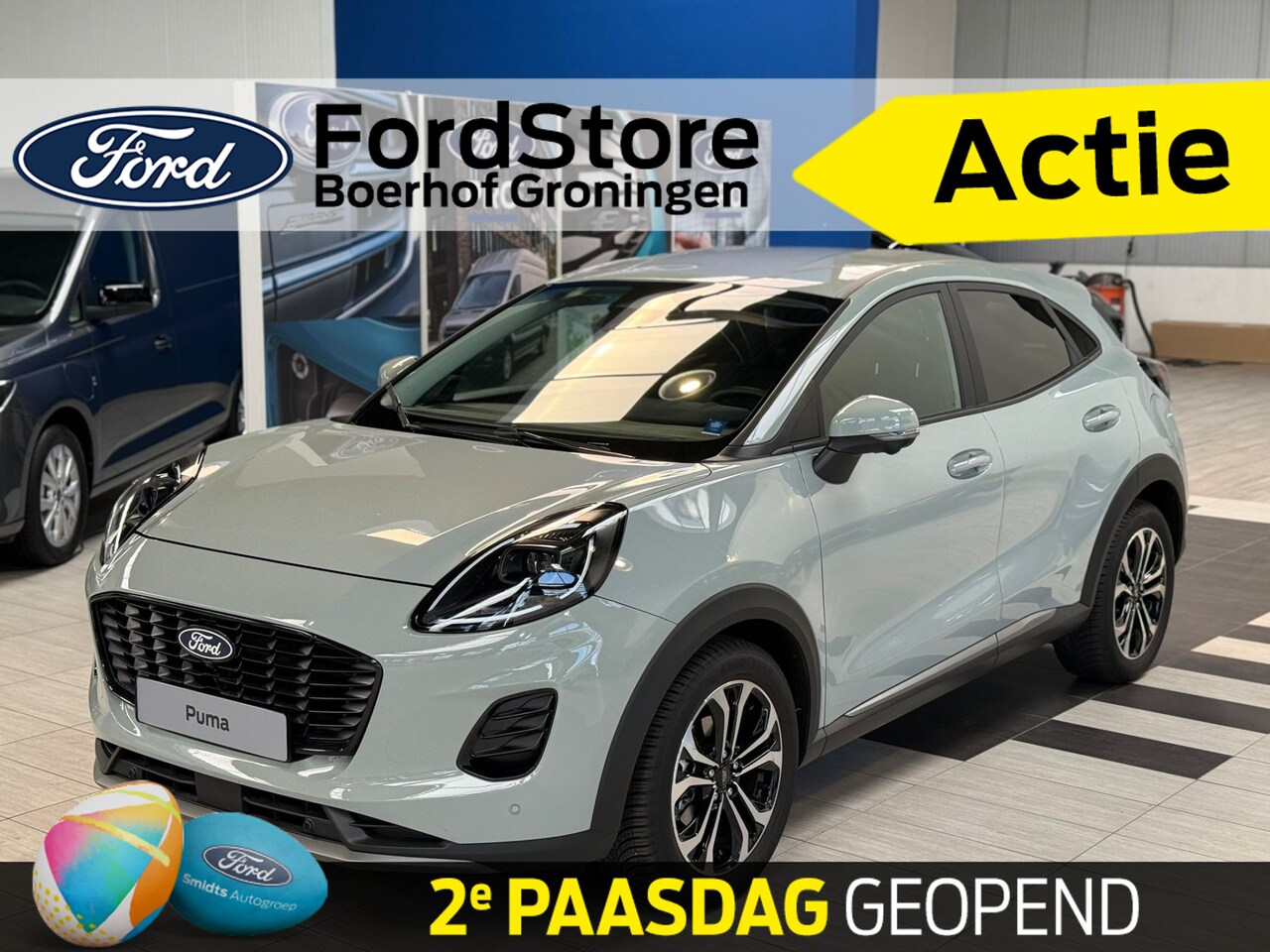 Ford Puma - EcoBoost Hybrid 155pk Titanium | Winterpack | Adapt. Cruise | Dodehoek detectie | 360 Came - AutoWereld.nl