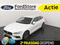 Volvo V60 - 2.0 T6 Plug-in hybrid AWD 350 pk Essential Bright | Leer | Camera | Google Navi | Adapt. c