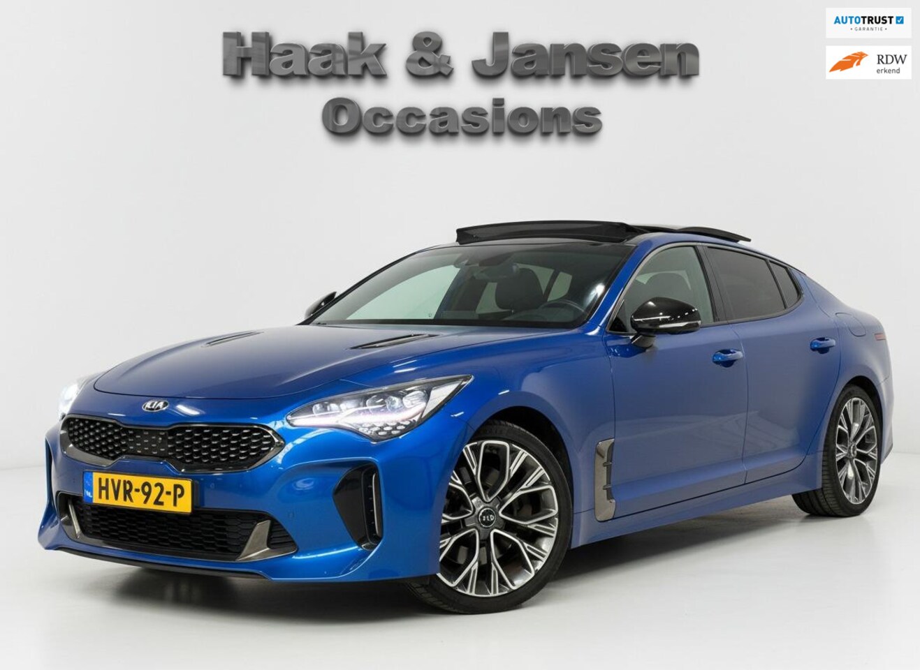 Kia Stinger - GT-Line 2WD - Pano - Leder - Adaptive - Trekhaak - Stoelverwarming - Harman Kardon - AutoWereld.nl