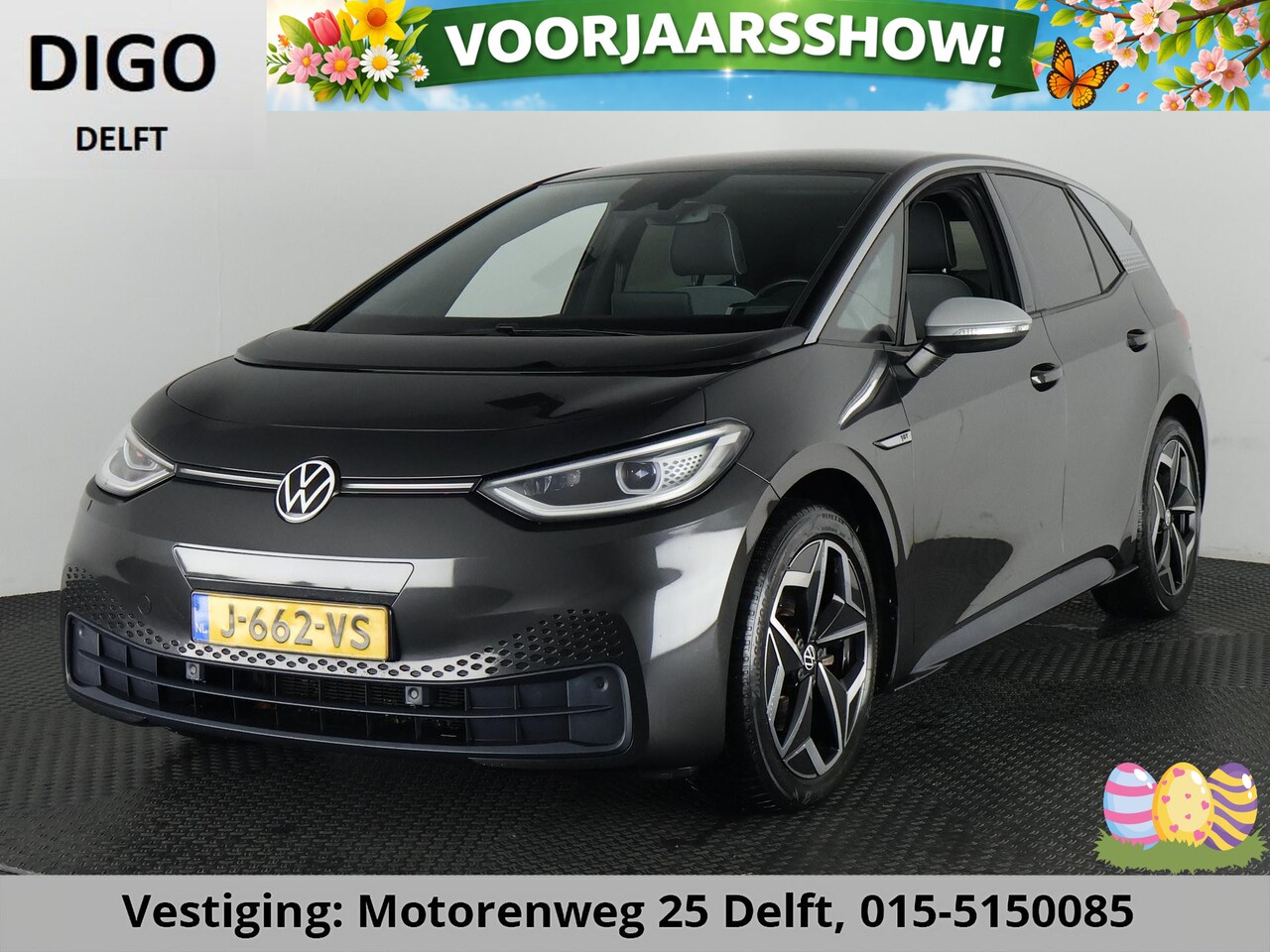 Volkswagen ID.3 - First Plus 58 kWh ACCU 89%! BIJNA 2021 . STUUR & STOEL VERWARMING . PARKEERSENSOREN VOOR/A - AutoWereld.nl