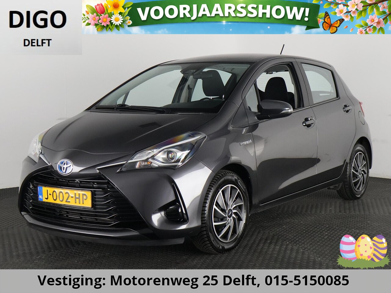 Toyota Yaris - 1.5 HYBRID ACTIVE AUTOMAAT GARANTIE 8-2030! 100% ONDERHOUDEN . CAMERA . CRUISE CONTROL . E - AutoWereld.nl