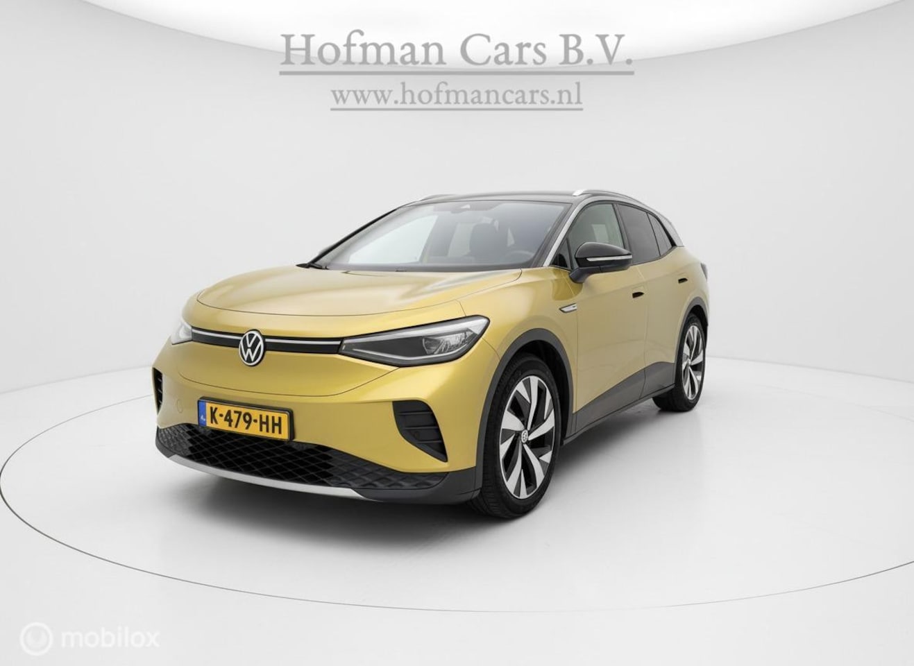 Volkswagen ID.4 - First 77 kWh 204pk | Trekhaak | Camera | Warmtepomp | SOH 89,87% | Honey Yellow Metallic - AutoWereld.nl