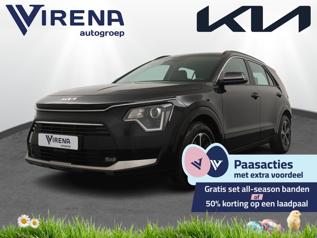 Kia Niro - 1.6 GDi Hybrid DynamicLine - Prijs incl. inruilpremie - Adaptieve cruise control - Navigat - AutoWereld.nl