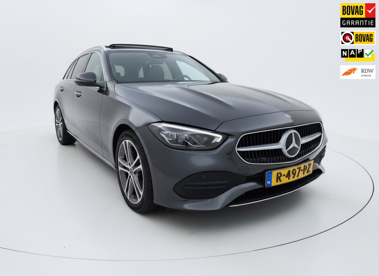 Mercedes-Benz C-klasse Estate - 200 Launch Edition Luxury Line|Camera|Pano|Trekhaak|ACC|Sfeerverlichting|BTW AUTO - AutoWereld.nl