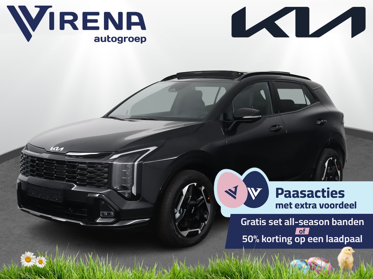 Kia Sportage - 1.6 T-GDi Hybrid GT-Line - Prijs incl. inruilpremie - Schuif/kantel dak - Stoel & Stuurver - AutoWereld.nl