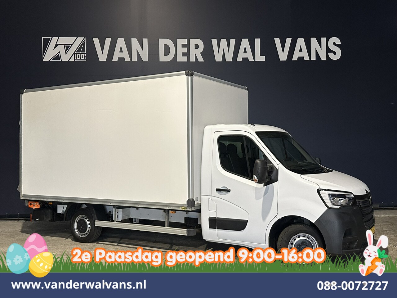Renault Master - 2.3 dCi 145pk Bakwagen Laadklep Euro6 Airco | LED | 990kg laadvermogen Bijrijdersbank - AutoWereld.nl