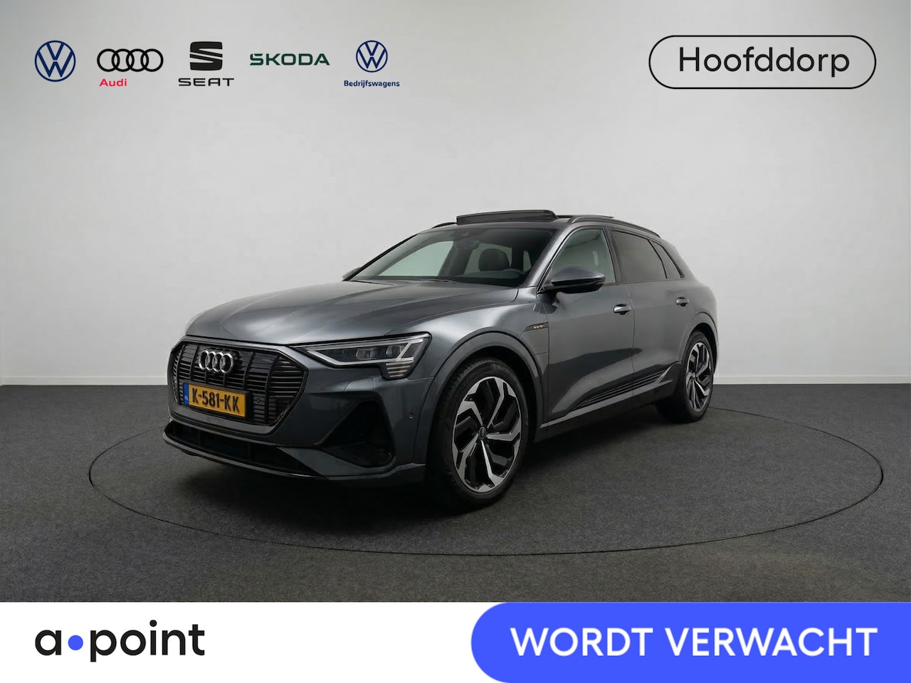 Audi e-tron - 55 quattro S edition 95 kWh 408 pk | Navigatie | Panoramadak | Parkeersensoren | Stoelverw - AutoWereld.nl