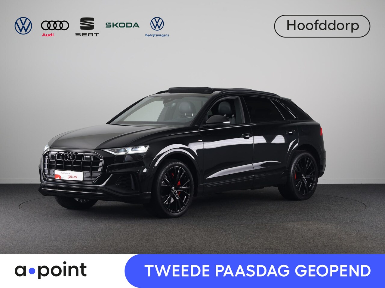 Audi Q8 - 55 TFSI e quattro Pro Line S 380pk | SoH 94%|  Panoramadak | Adaptieve cruise controle | L - AutoWereld.nl