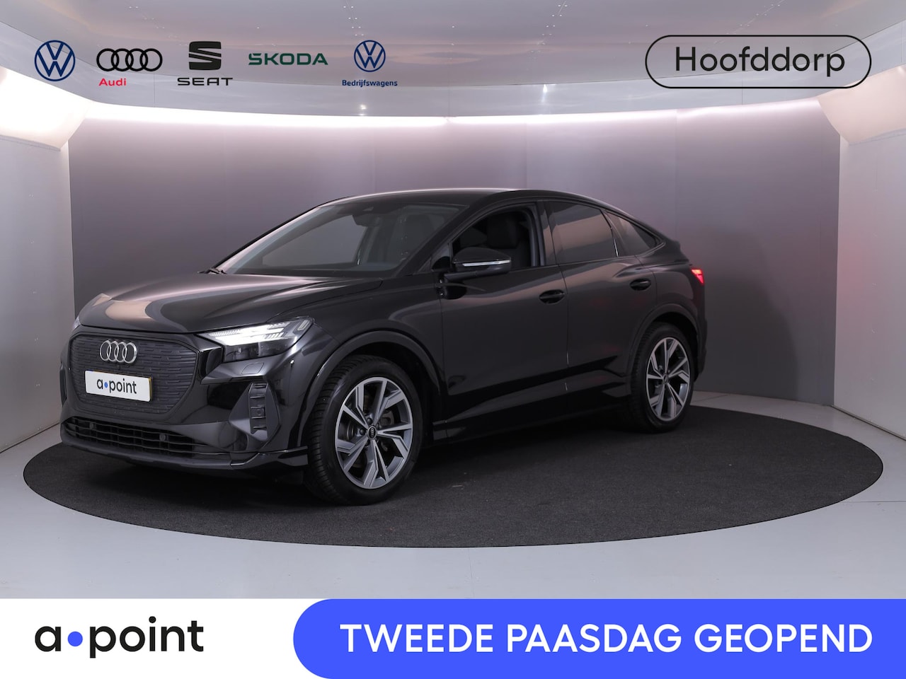 Audi Q4 Sportback e-tron - 40 Launch edition Advanced 77 kWh 204pk | SoH 92% | 20'LM-velgen  interieur-voorverwarming - AutoWereld.nl