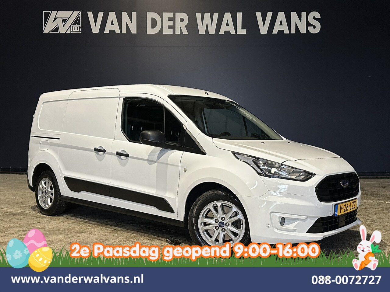 Ford Transit Connect - 1.5 EcoBlue 100pk L2H1 Euro6 Airco | Camera | Navigatie | Apple Carplay | Trekhaak LM Velg - AutoWereld.nl
