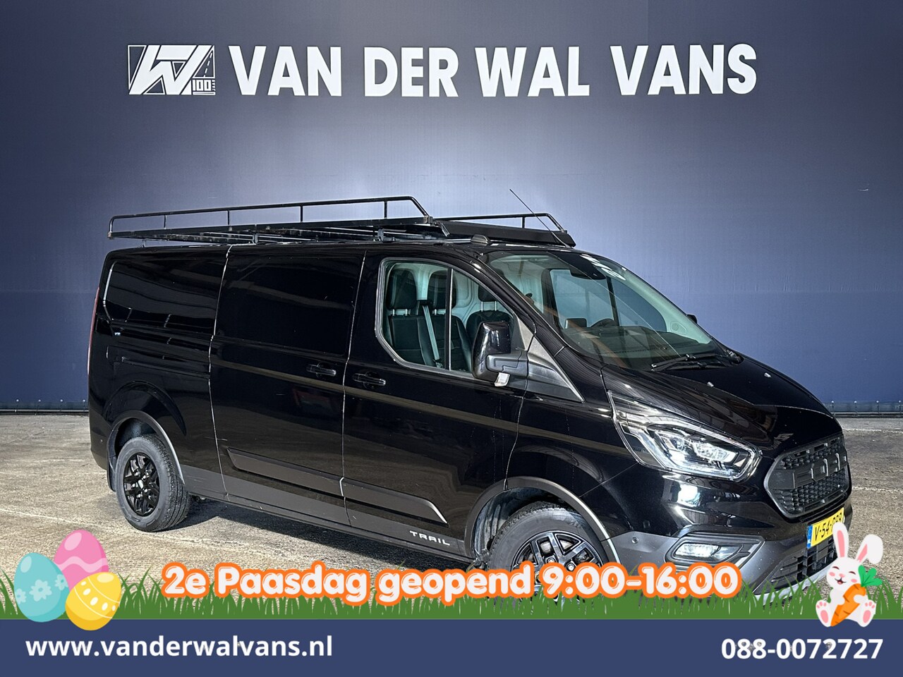 Ford Transit Custom - 2.0 TDCI 131pk L2H1 Trail Edition Euro6 Airco | Imperiaal | Camera | Navigatie | 2800kg Tr - AutoWereld.nl