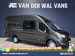 Ford Transit - 2.0 TDCI 185pk L4H3 Dubbele Cabine Euro6 Airco | 6-Zits | Camera | Cruisecontrol Parkeerse