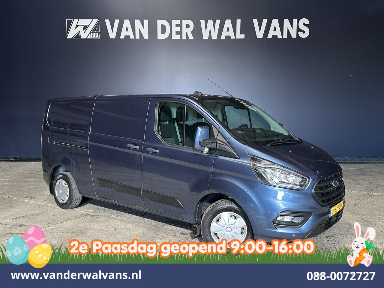Ford Transit Custom - 2.0 TDCI 131pk L2H1 Euro6 Airco | Camera | LED | Cruisecontrol | Verwarmde voorruit Parkee - AutoWereld.nl